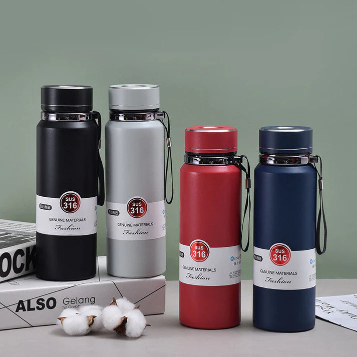 Insulated Stainless Steel Water Bottle, 1000ml