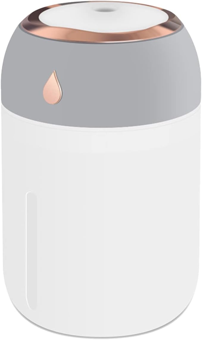 USB HUMIDIFIER 330ML WITH COLOUR CHANGING LED 7.8X12CM
