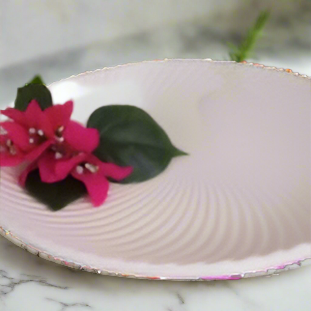 Handcrafted Carved Wooden Tray-WHITE
