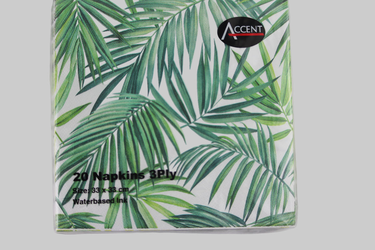 Tropical Leaf Napkins 