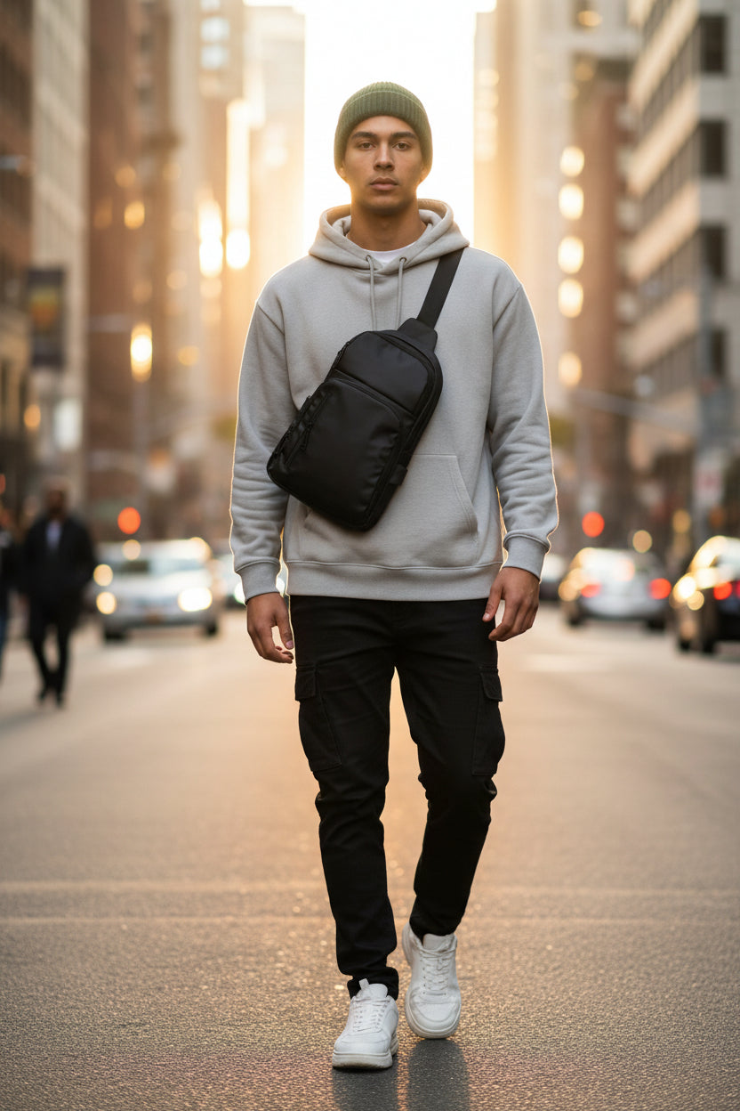 Black Travel Backpacks