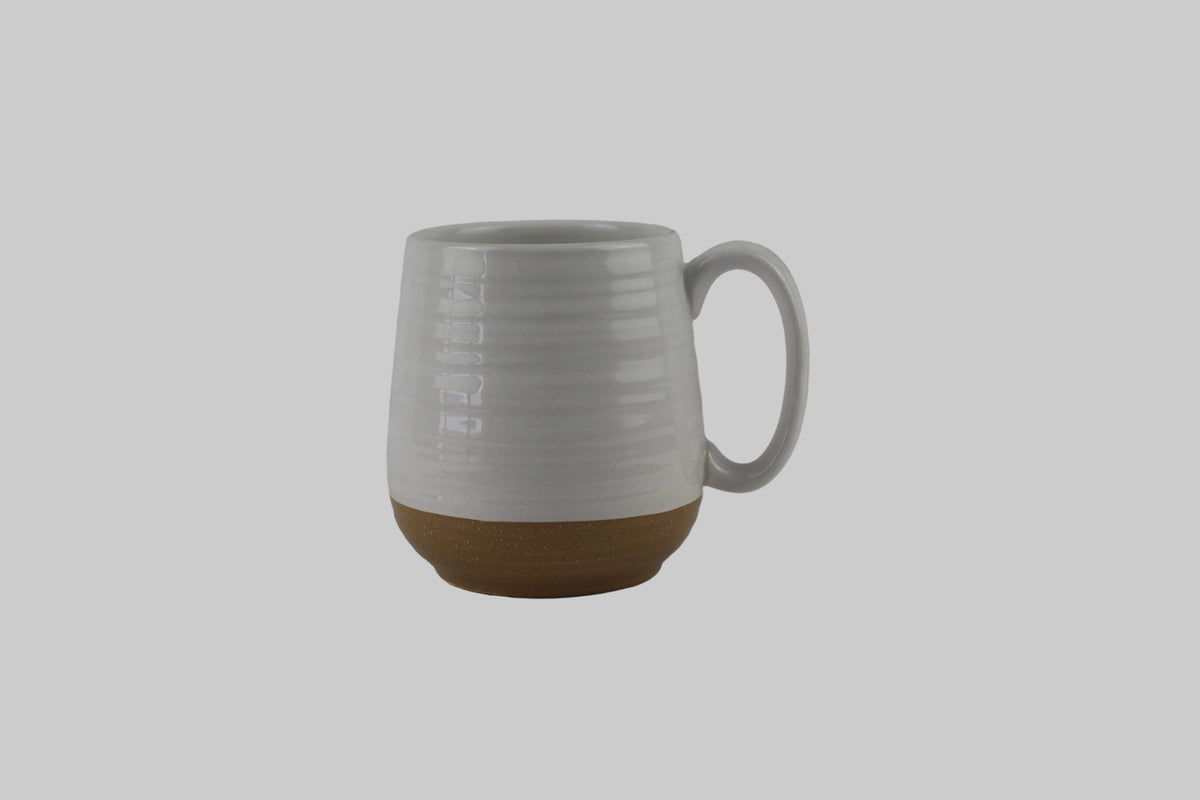 Ceramic light grey mug 