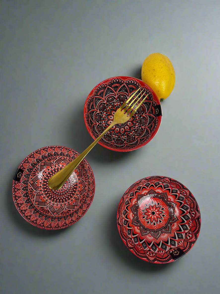 Casablanca Medium Bowl - Red
