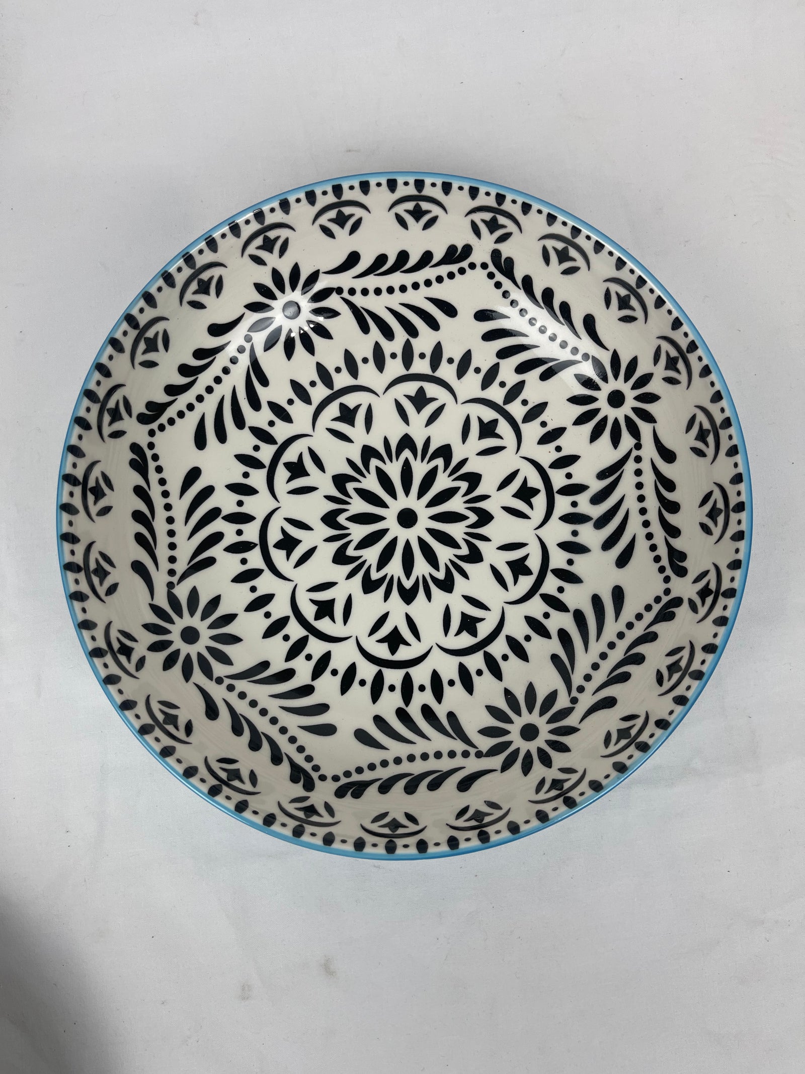 Tangier Multi-Coloured Shallow Serving Bowl
