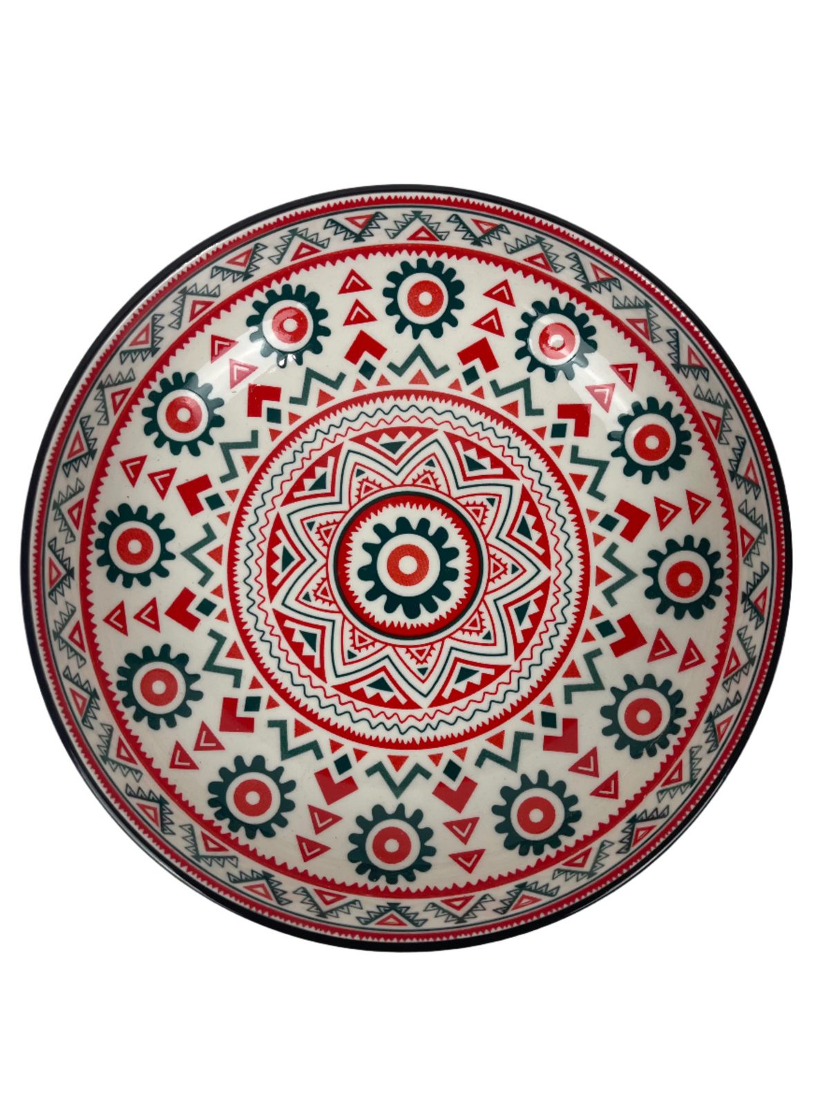 Moroccan Style Shallow Salad Bowl