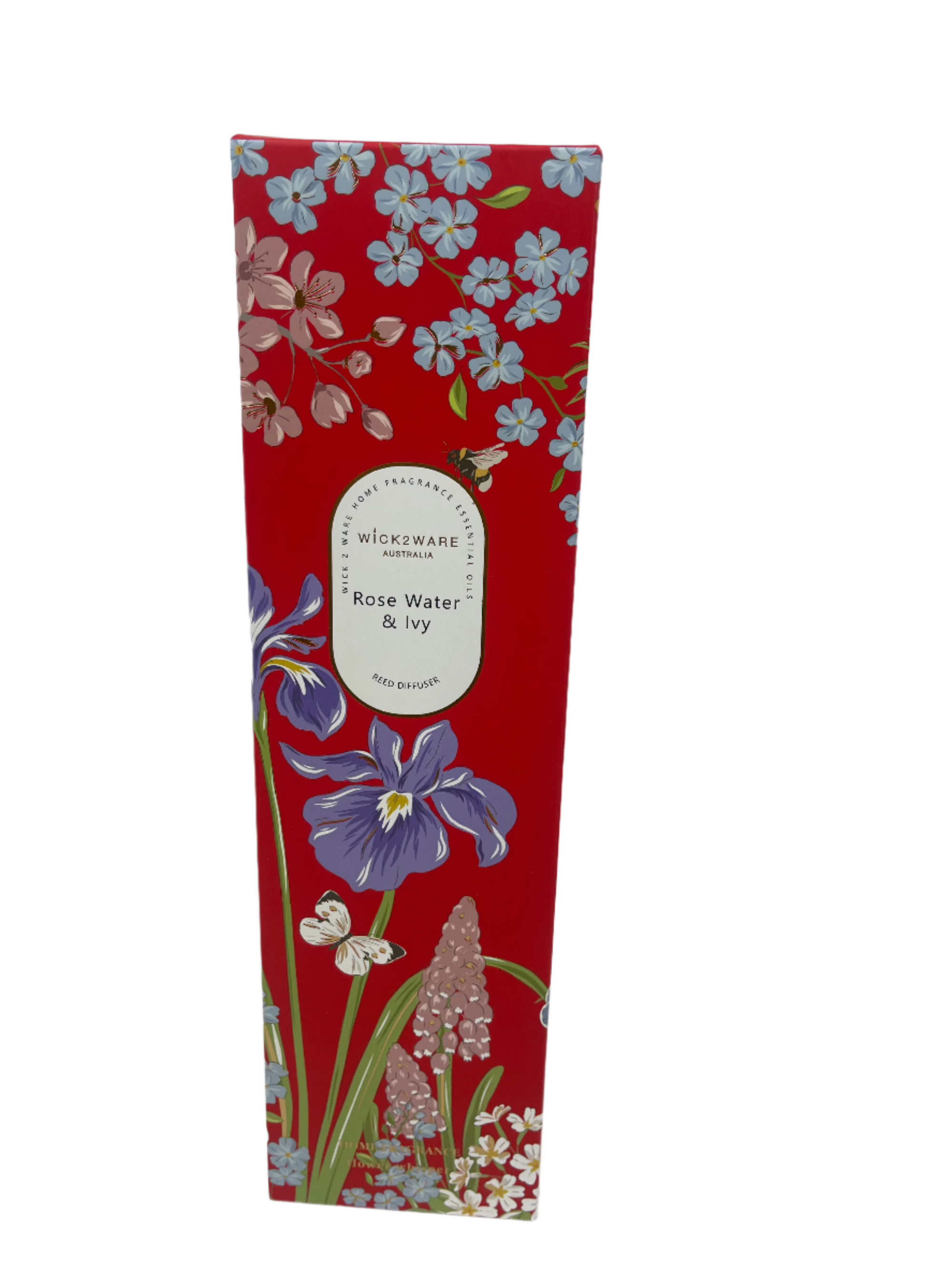 Wick2ware Rose Water & Ivy Essentials Oil Reed Diffuser