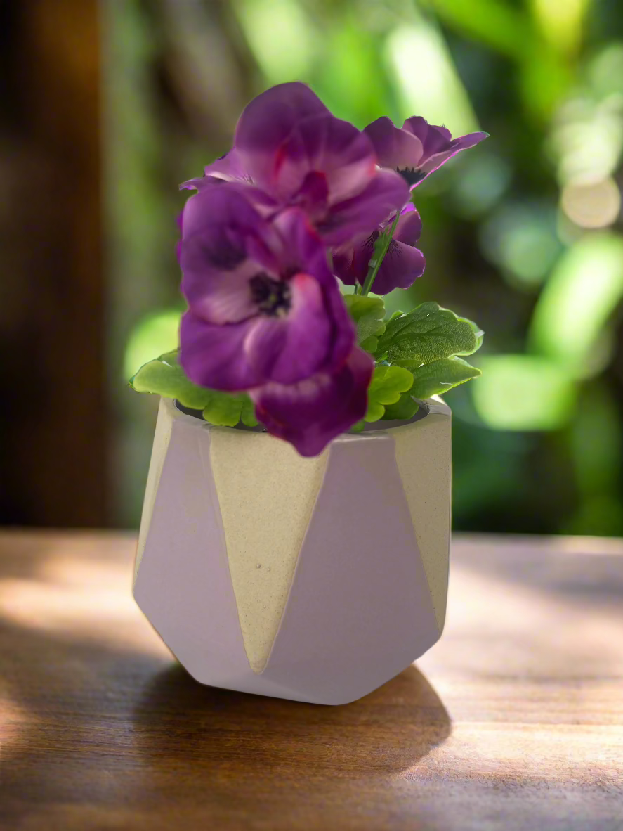 Calico Planter Pink Pot