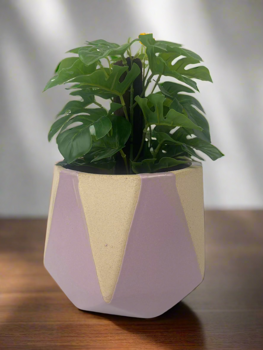 Calico Planter Pink Pot