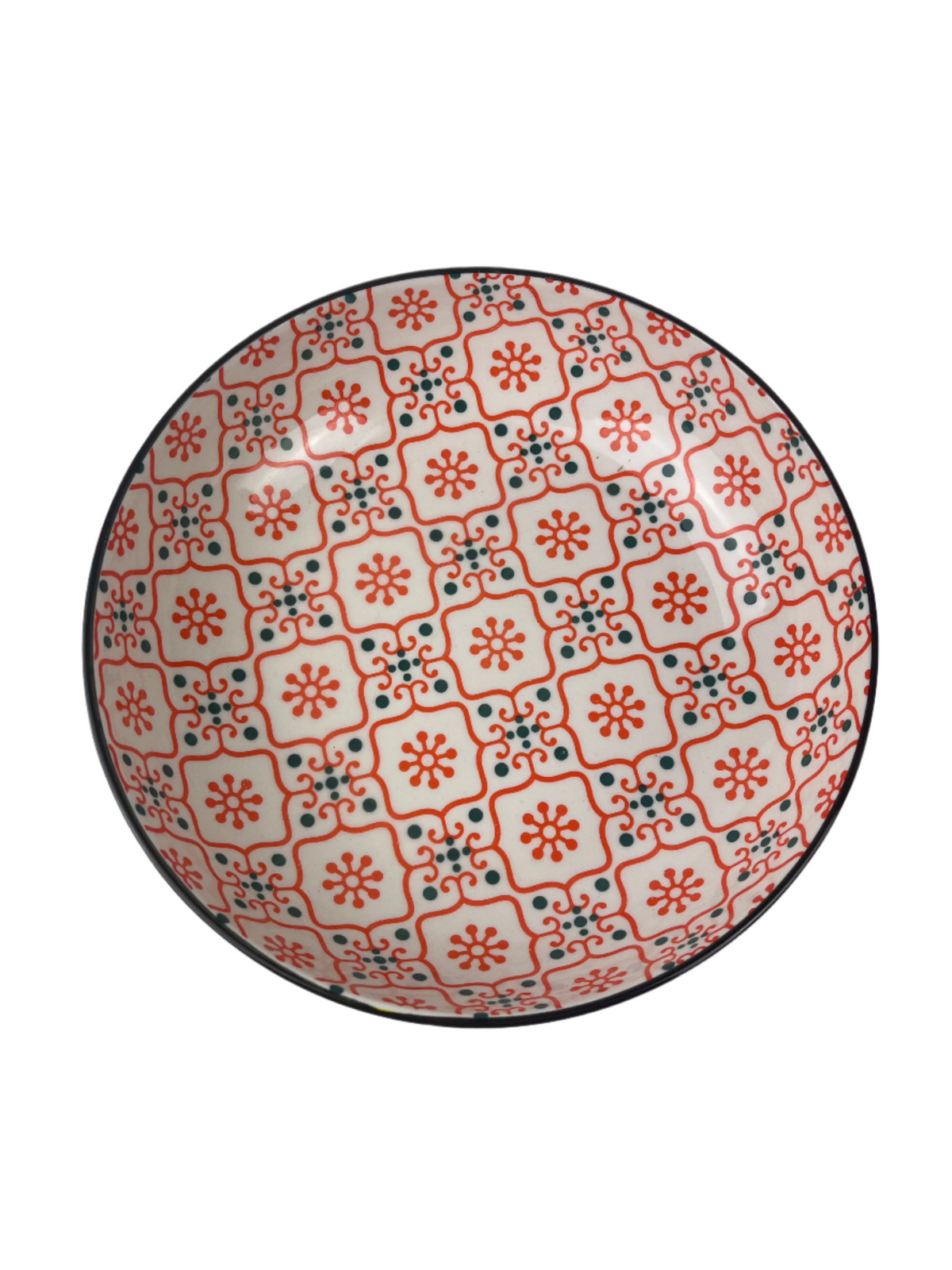 Moroccan Style Shallow Salad Bowl - 23 cm