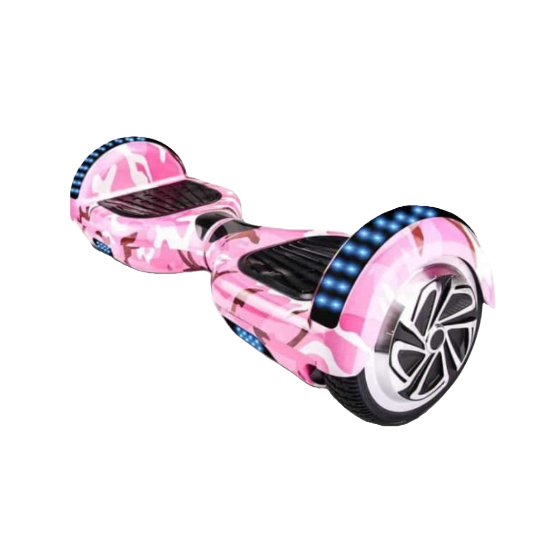 Hoverboard Electric Scooter 6.5 inch Camo Pink Colour Hoverboards Galore BLISS Gifts Homewares