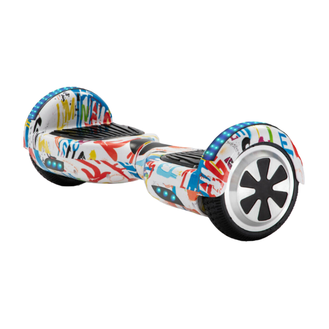 6.5 inch White Graffiti Hoverboard