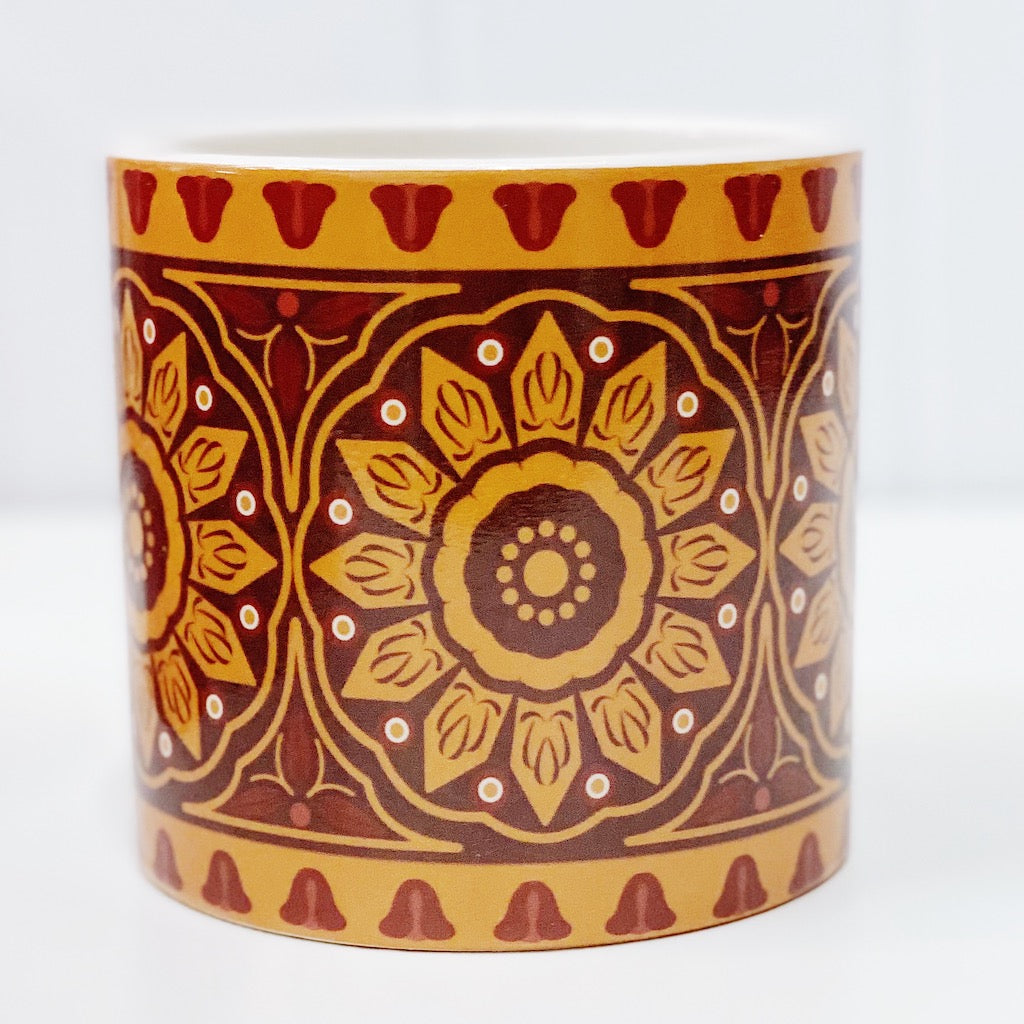 Our gorgeous Large Nyla Pots create a unique style with bold shapes and bright shades of blues, reds and browns - Style A - Drainage hole and plug perfect for indoor and outdoor use - Available in 6 styles Measures: 13.5x13.5x12.cm - Ceramic | Bliss Gifts & Homewares | Unit 8, 259 Princes Hwy Ulladulla | South Coast NSW | Online Retail Gift & Homeware Shopping | 0427795959, 44541523