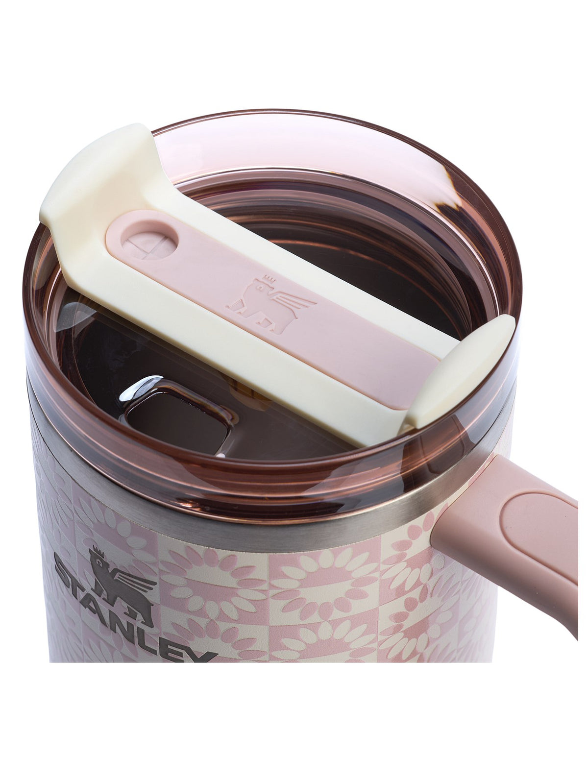 Stanley Quencher H2.0 Flow State Tumbler 40oz Cup - PEACH WHIP SUNFLOWER