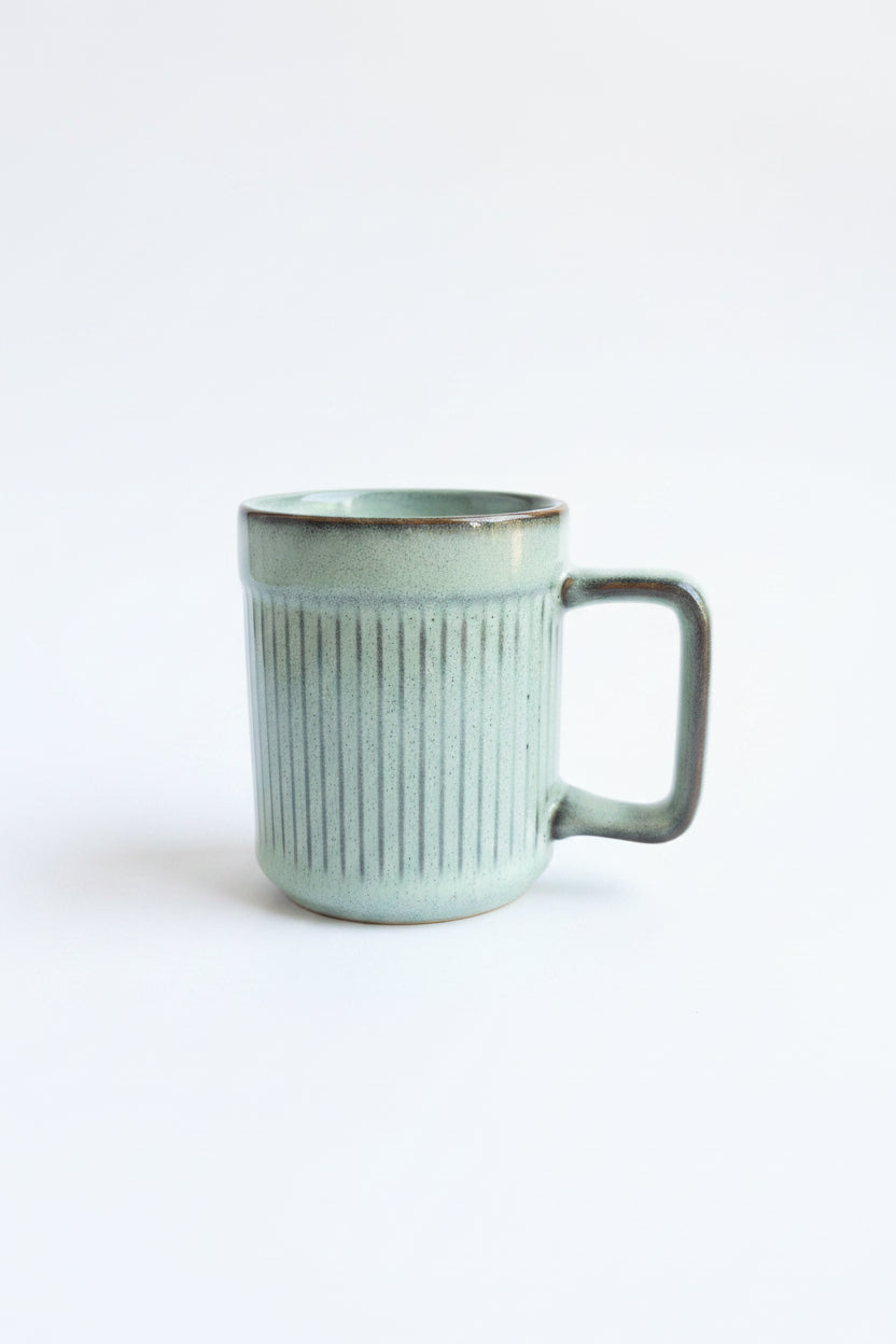 handmade style speckled ceramic mug
