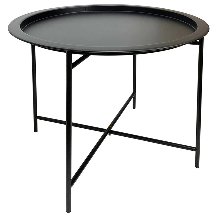 Round Lipped Cross-Frame Side Table Australia