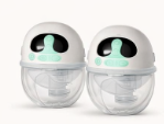 Cuteably S35  Wearable Breast Pump Hands-Free, Double Wireless Pump Upgraded with Comfortable Flange 17mm, 19mm, 21mm Inserts, Electric Breast Pump Portable Wireless Low Noise, 4 Modes & 6 Levels Suction, 24mm flanges, 2 Pack (Copy)