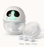 Cuteably S35  Wearable Breast Pump Hands-Free, Double Wireless Pump Upgraded with Comfortable Flange 17mm, 19mm, 21mm Inserts, Electric Breast Pump Portable Wireless Low Noise, 4 Modes & 6 Levels Suction, 24mm flanges, 2 Pack (Copy)