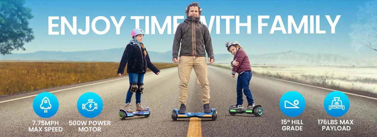 GYROOR G13 Off Road Hoverboard | All-Terrain | Black