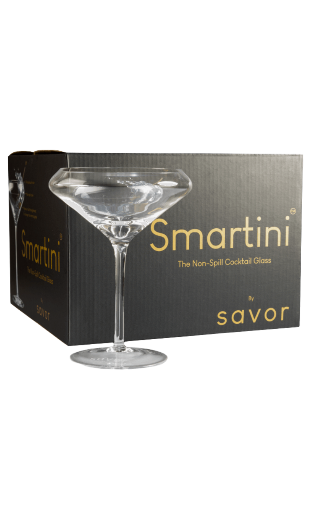 avor Smartini Cocktail Glass Gift Box