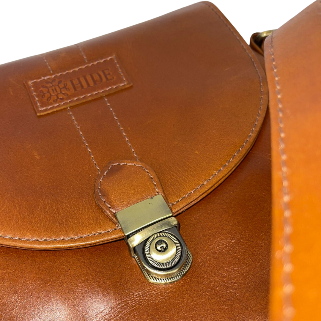 Brown Leather Shoulder bags 
