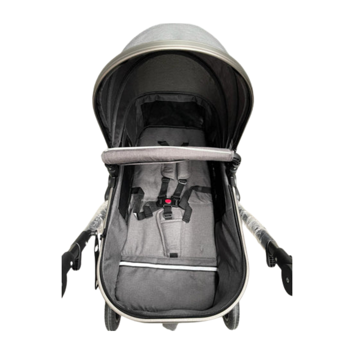 Cuteably® Baby Pram - 9 in 1 Pram Bassinet with Push Chair Set - GREY