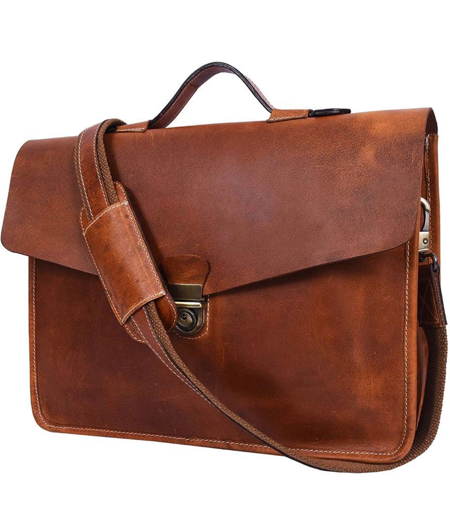 Luxury leather Laptop bags
