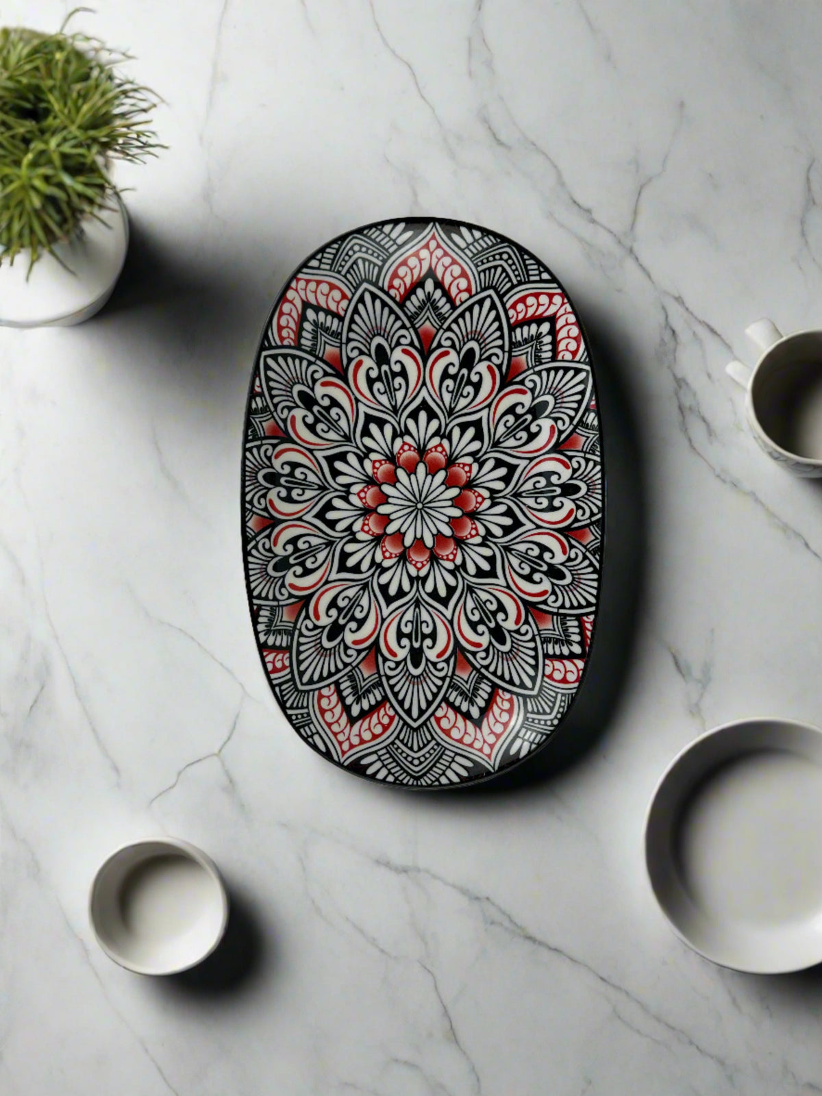 Moroccan Style Oval Platter