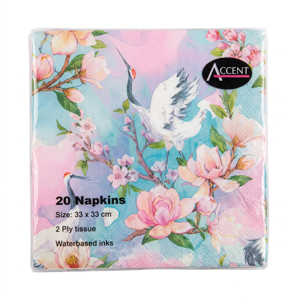 Native Floral Paper Napkins