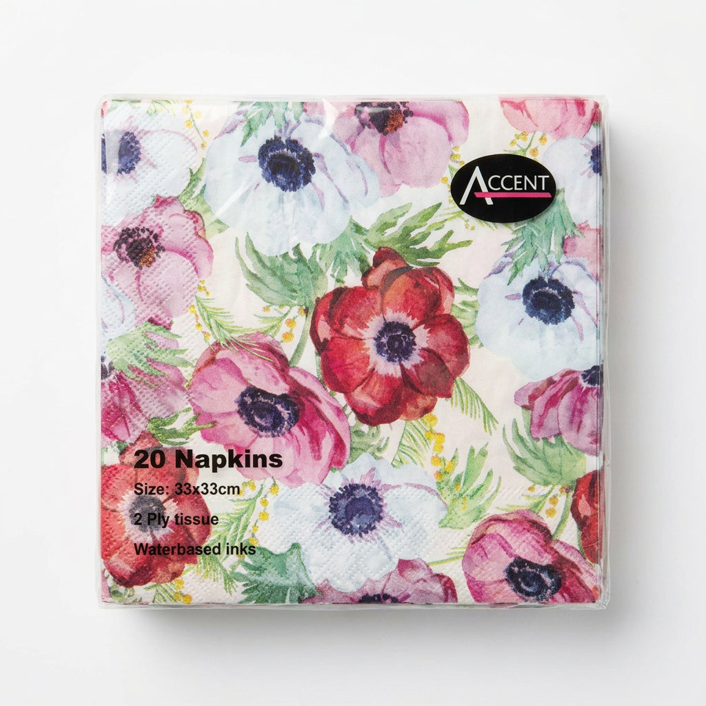 Native Floral Paper Napkins