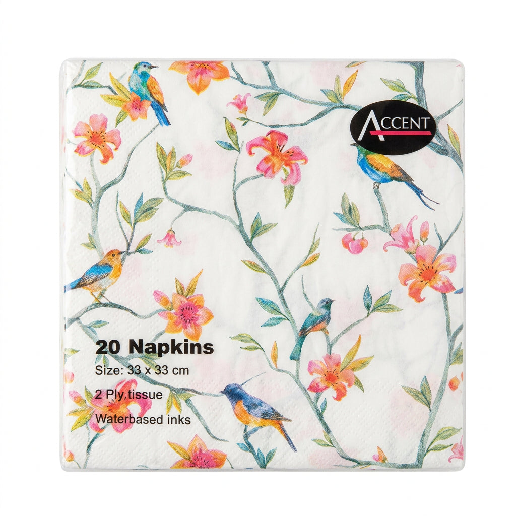 Native Floral Paper Napkins