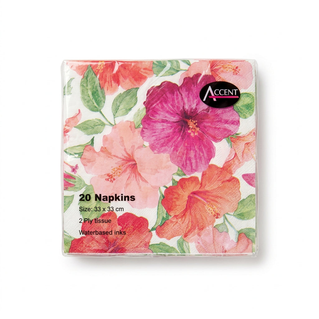 Native Floral Paper Napkins