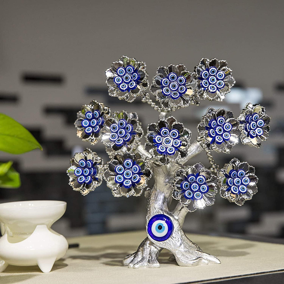 Crystal Serenity Lucky Evil Eye Feng Shui Tree