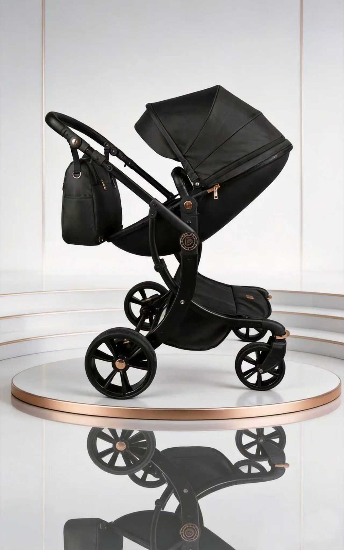 Hot Mom Australia 3-in-1 Luxury Egg Stroller Pram & Bassinet – Premium Edition
