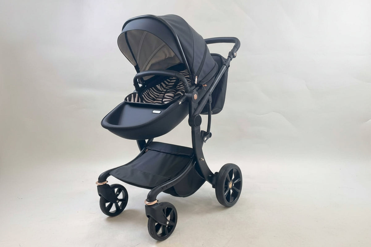 Hot Mom Australia 3-in-1 Luxury Egg Stroller Pram & Bassinet – Premium Edition