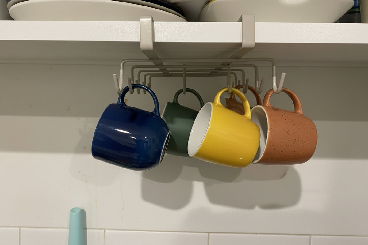 MUG HOLDER 28.5X15.5X6CM - UNDER CABINET