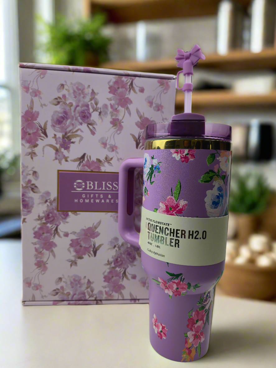 Love Shack Series floral insulated mug

