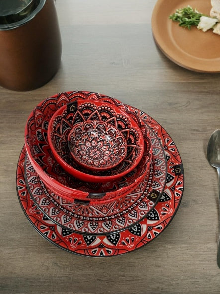 Casablanca Medium Bowl - Red