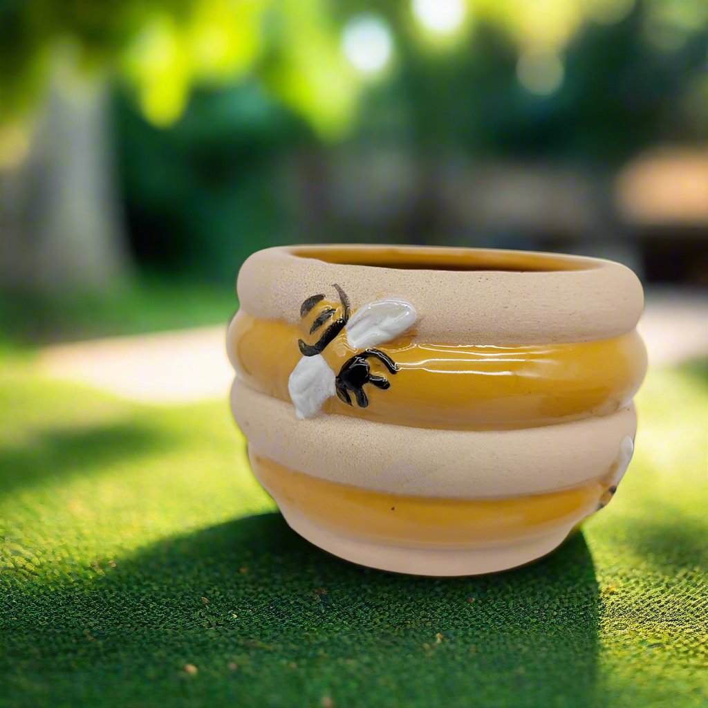 Bee Ceramic Planter Pot | Decorative Flower Pot Australia