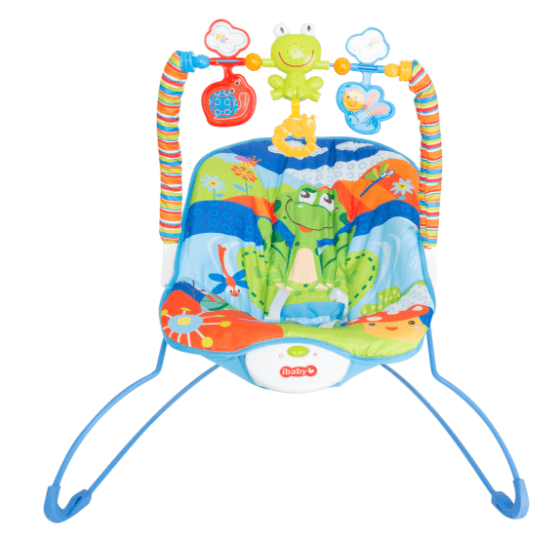 Baby chair with vibration and music – Sky-Blue - Cuteably Australia