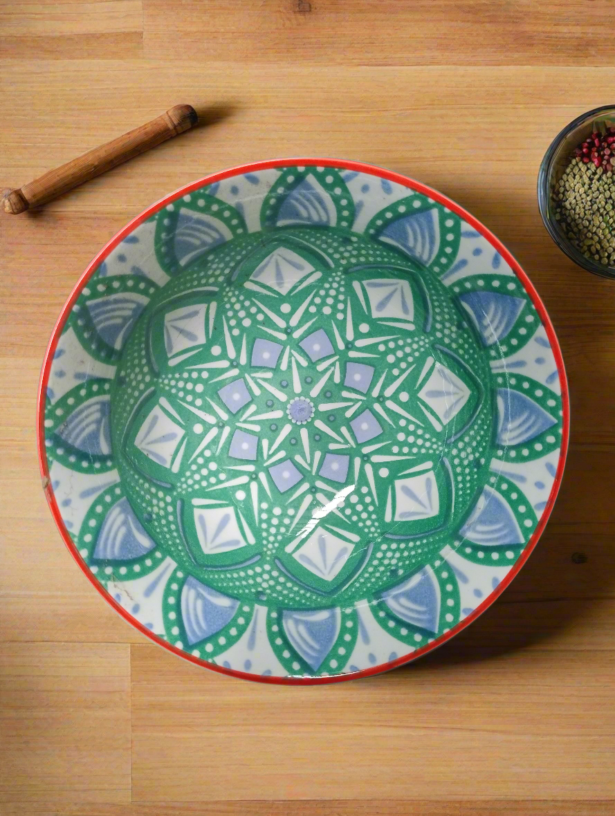 Moroccan style green bowl for sale