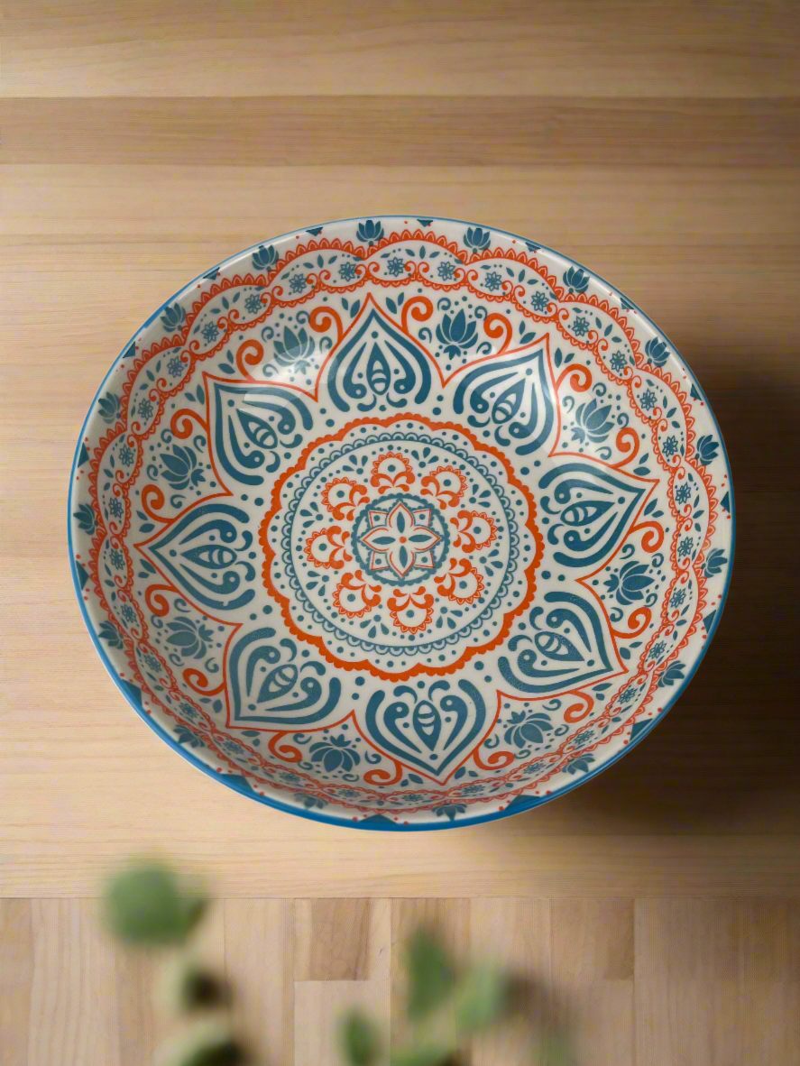 Large Moroccan Salad Serving Bowl