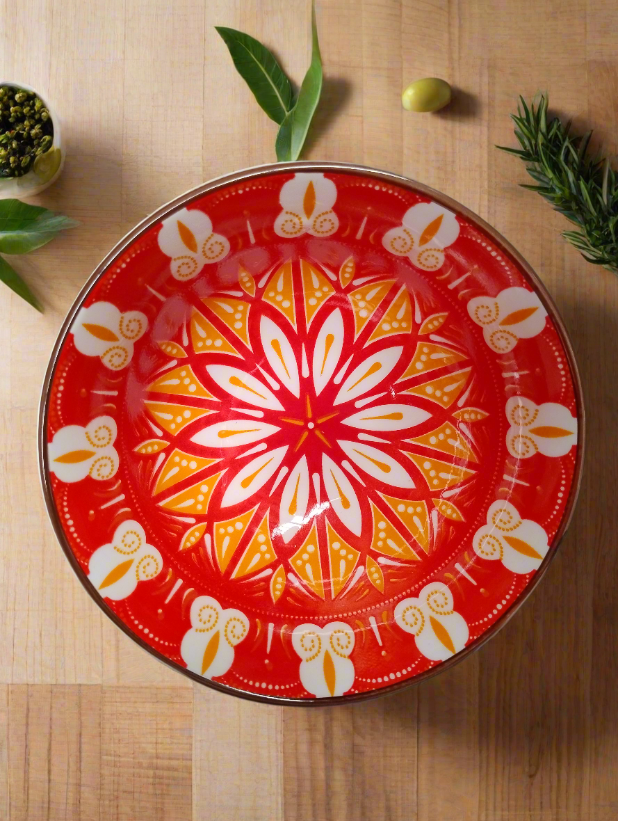 MINI MOROCCAN RED BOWL