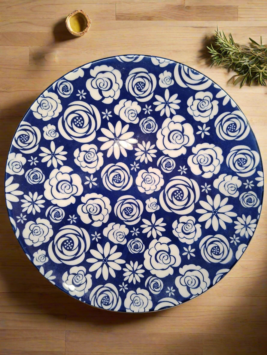 Moroccan Blue dinner plates australia