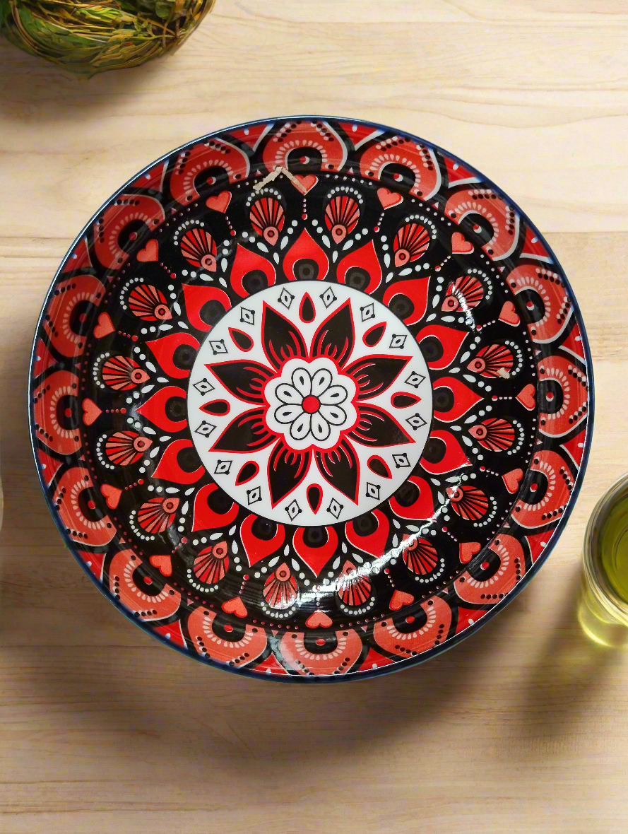 shallow salad bowl 