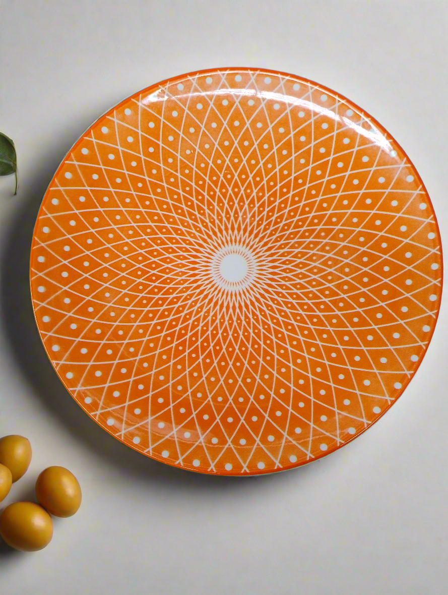 Orange Morocco Dinner Plate 27cm