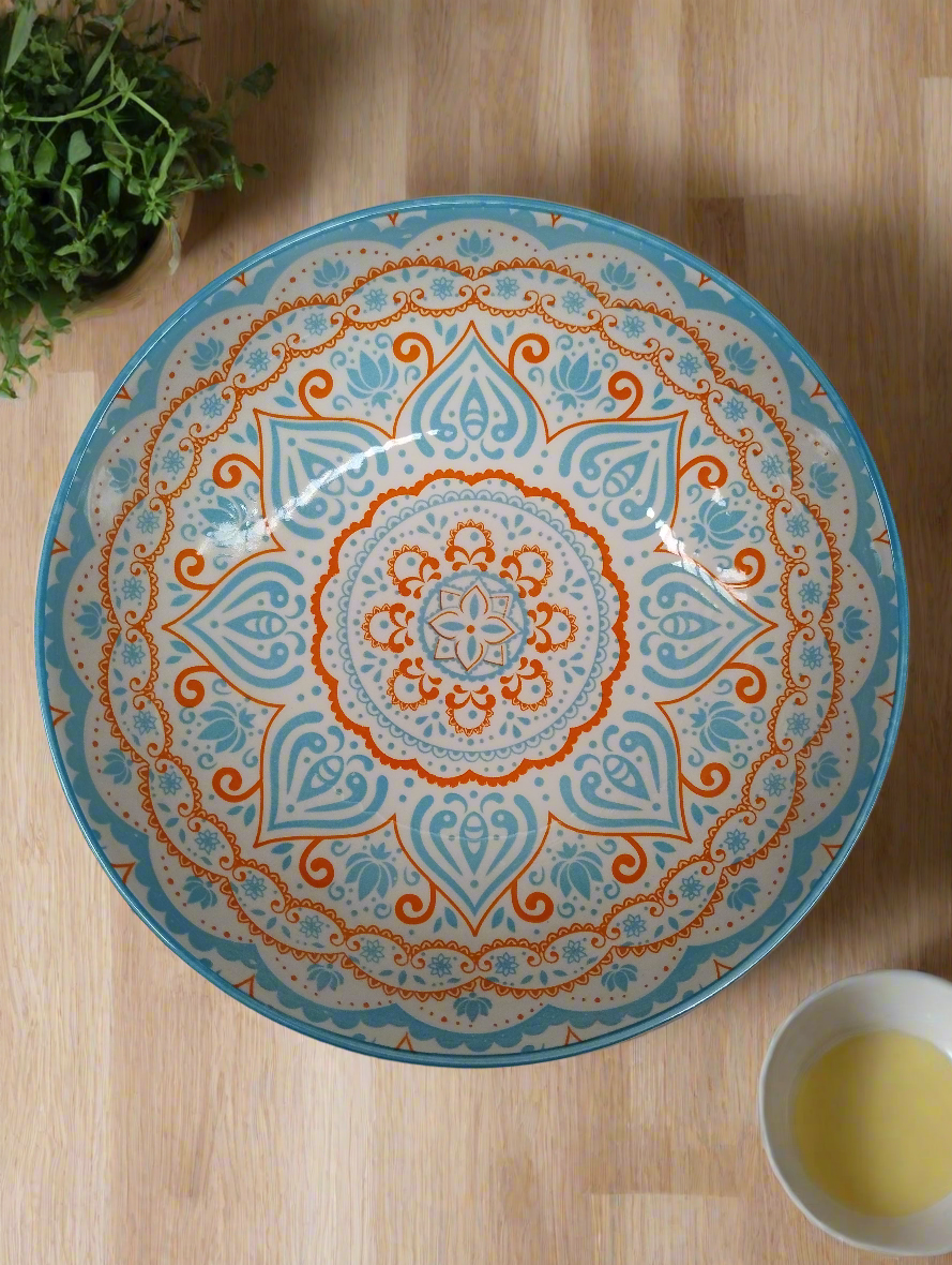Moroccan Style Serving Bowl - 25.5cm