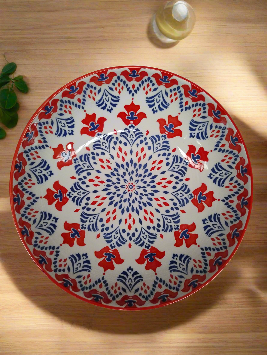 Moroccan Style Serving Bowl - 25.5cm