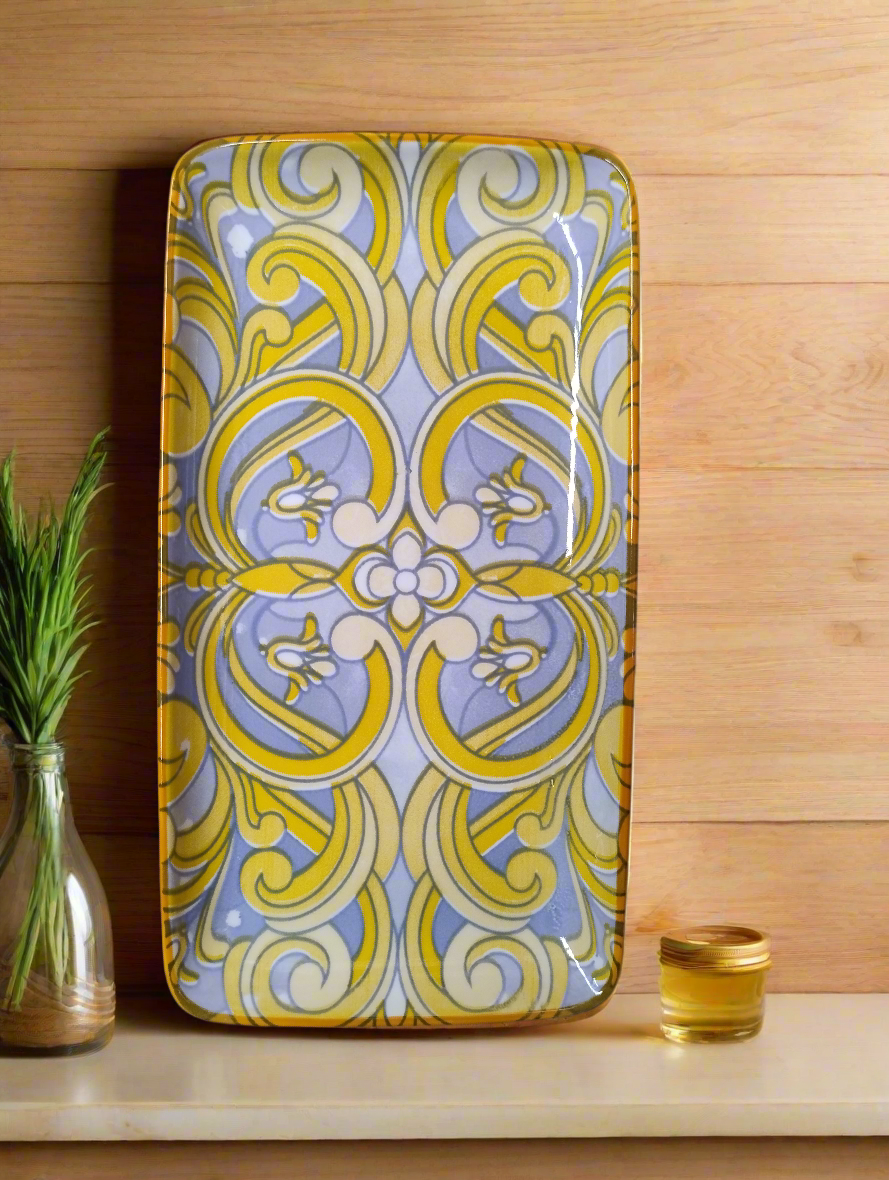 Moroccan Style Rectangle Platter - 20.5 cm - BLISS Gifts & Homewares