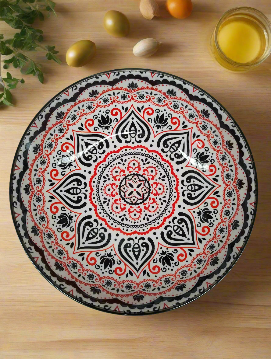 Moroccan Style Serving Bowl - 25.5cm