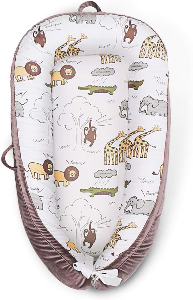Baby Lounger | 100% Cotton Fabric | Newborn Sleep Aid